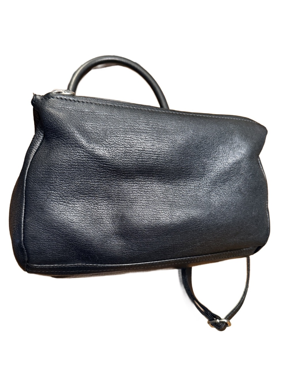 Givenchy Pandora Black Leather Goatskin Satchel with Silver Hardware - Picture 8 of 16